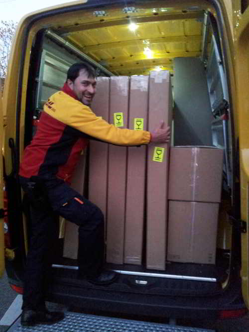 Gratis Lieferung mit DHL